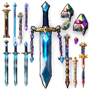Hero's Diamond Sword PNG Vjq