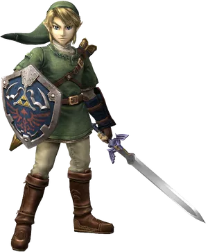 Hero With Sword And Shield