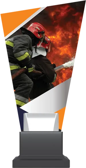 Heroic_ Firefighter_in_ Action.jpg PNG image