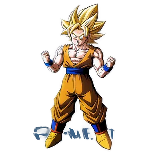 Heroic Goku Ssj3 Pose PNG Jhp PNG