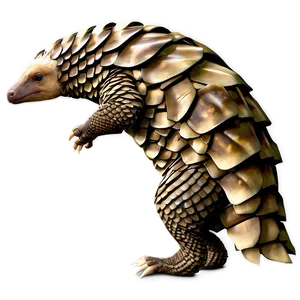 Heroic Pangolin Pose PNG Vwg53 PNG