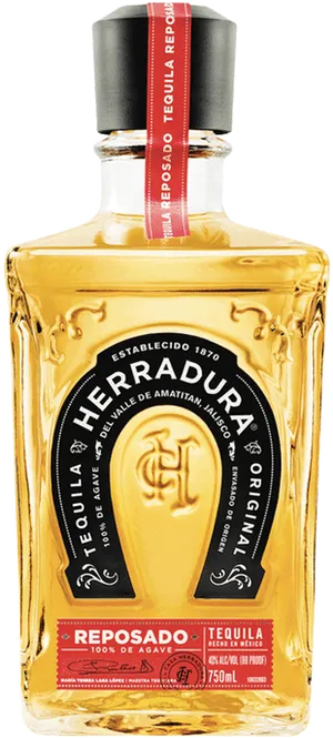 Herradura Reposado Tequila Bottle PNG image