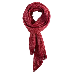 Herringbone Red Scarf PNG 17