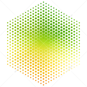Hexagonal Gradient Pattern