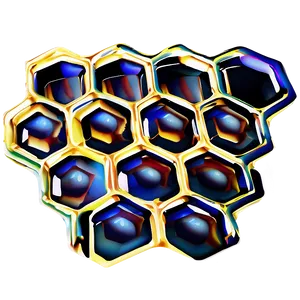Hexagonal Honeycomb PNG 05232024