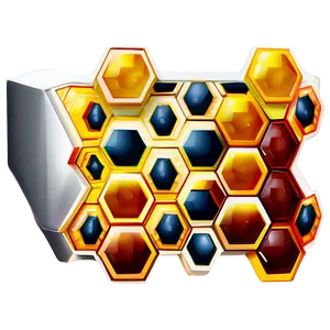 Hexagonal Honeycomb PNG 05232024