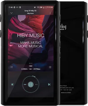 Hi By Music Player Interface PNG image