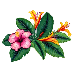 Hibiscus Art Png Tfn PNG image