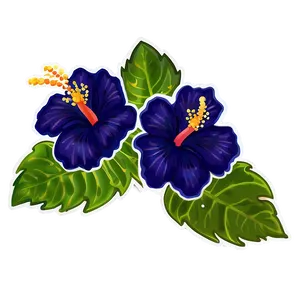Hibiscus Decor Png 13 PNG image