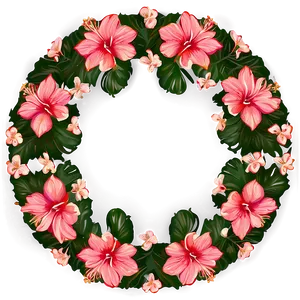 Hibiscus Flower Circle PNG 63 PNG
