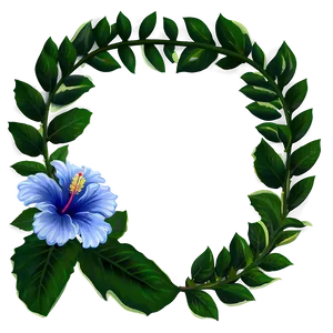 Hibiscus Frame PNG Iwq30
