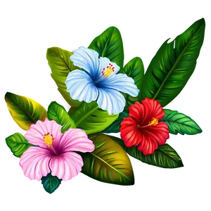 Hibiscus Garden Png Kxf PNG image