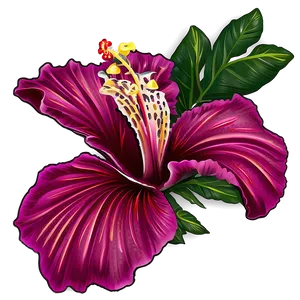 Hibiscus Tattoo Png 05232024 PNG image