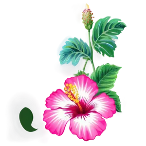 Hibiscus Vector Png Clr PNG image