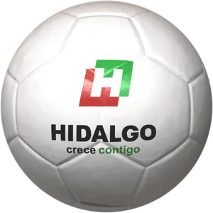 Hidalgo Branded Soccer Ball PNG image