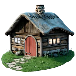 Hidden Cottage In The Meadow PNG Kcv