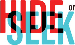 Hideand Seek Text Overlay PNG image