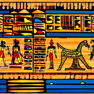 Hieroglyphics On Papyrus Png 62 PNG image