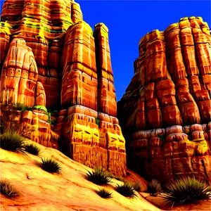High Desert Cliff PNG 51