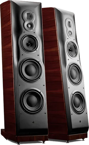 High End Floorstanding Speakers PNG image