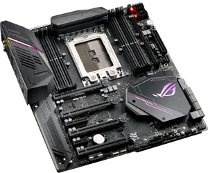 High End Gaming Motherboard R O G Series PNG image