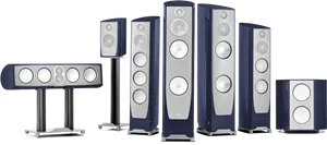 High End Surround Sound System PNG