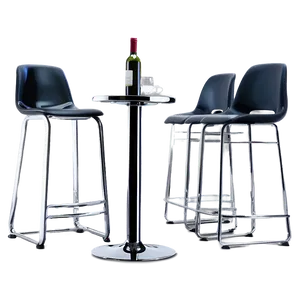 High Gloss Finish Barstool PNG 38
