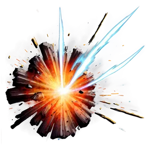 High Impact Explosion Artwork Png 04302024 PNG image