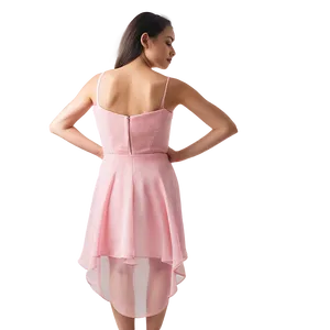 High Low Pink Dress Png 06292024 PNG image