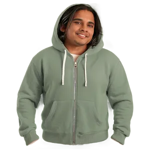 High Neck Zip Up Hoodie PNG Qfq98 PNG