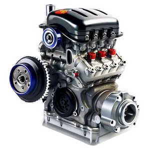 High-performance Car Engine Mechanics Png 06132024 PNG image