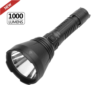 High Power1000 Lumens Flashlight New Product PNG image