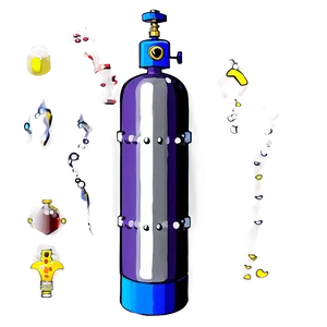 High-pressure Gas Cylinder PNG 06262024 PNG