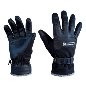 High-quality Black Winter Gloves Png Srt PNG image