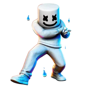 High-quality Fortnite Marshmello Png 25 PNG image