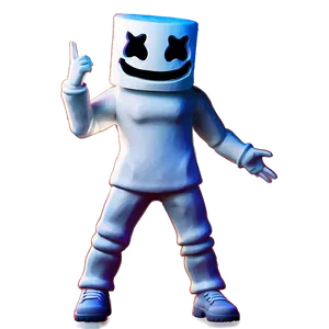 High-quality Fortnite Marshmello PNG 44