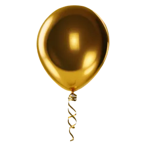 High-quality Gold Balloon PNG Svv19