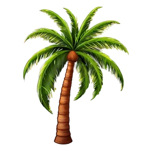 High Quality Palm Tree Emoji Png 06272024 PNG image