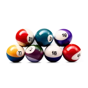 High-quality Pool Balls PNG Jee PNG
