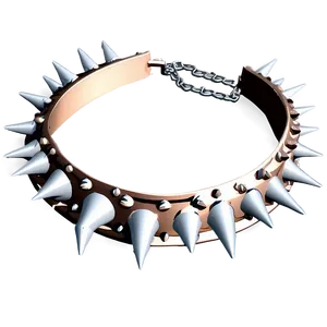 High-quality Spiked Choker PNG Osh4 PNG