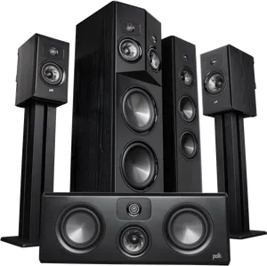 High Quality Surround Sound System PNG image