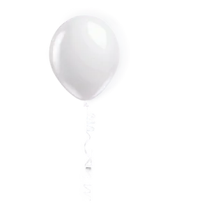 High-quality White Balloon PNG 49