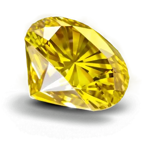 High Quality Yellow Diamond Png 06292024 PNG image