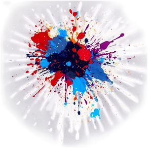 High Res Splatter Paint Effect Png Wcj26 PNG image