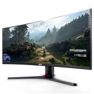 High-resolution Gaming Monitor Png 06212024 PNG image