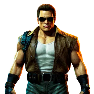 High-resolution Johnny Cage Png 06292024 PNG image