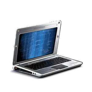 High-resolution Laptop Blueprint PNG 47