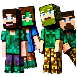High Resolution Minecraft Characters Png Gkp76 PNG image