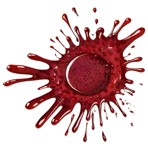 High-resolution Red Blood Splatter Png 06132024 PNG image