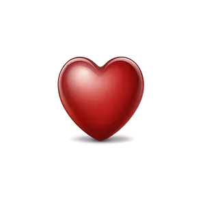 High Resolution Red Heart Emoji Png 06262024 PNG image